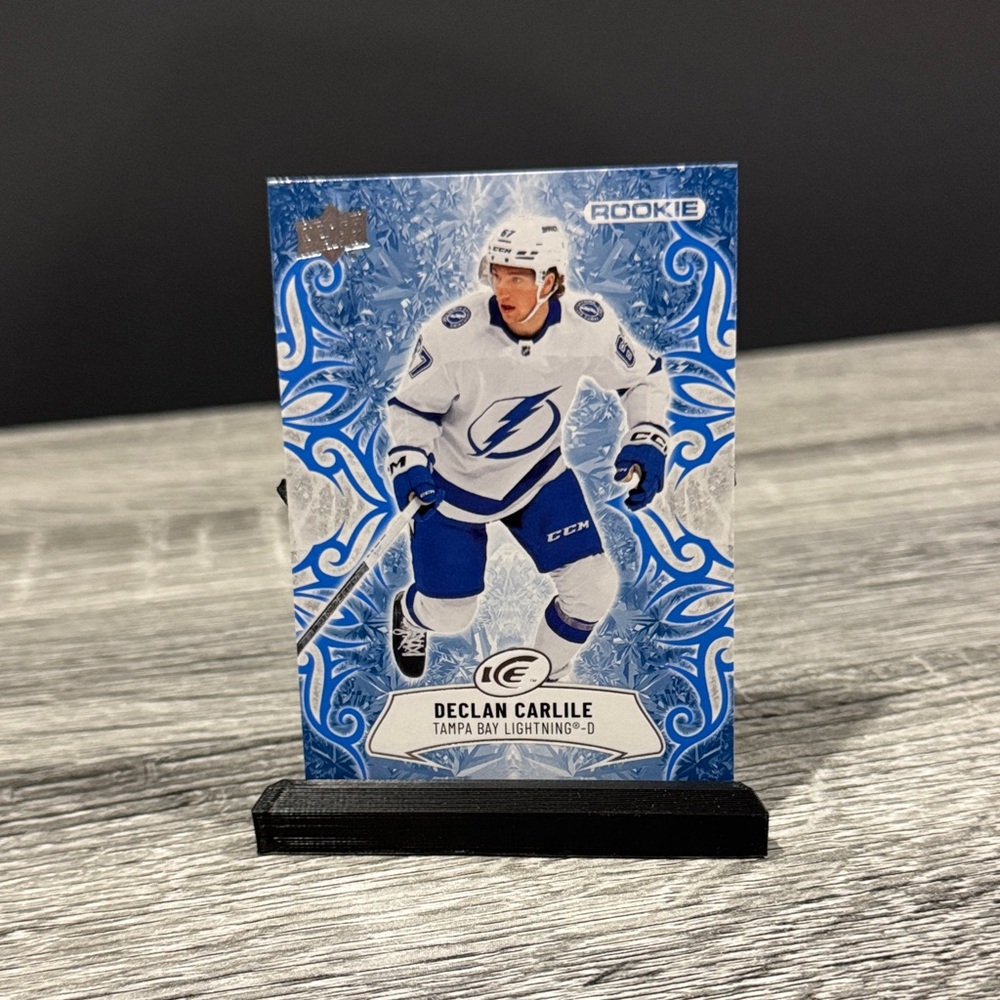 NHL | 2024-25 UD Ice Hockey #150: Tampa Bay Lightnings (Rookie): Declan Carlile